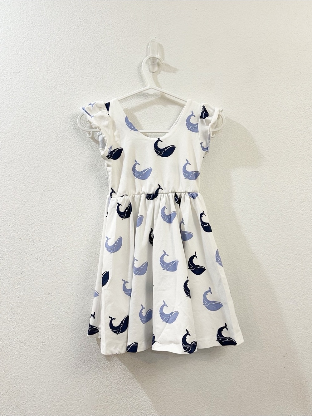 Monica + Andy Flutter Sleeve Whale Dress Size 5